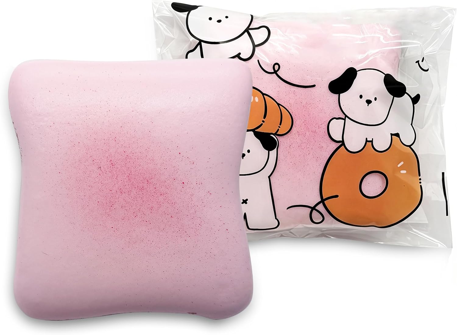 Imagen de Bread Butter Squishy: Slow Rising Stress Relief Toy in Pink en OfertitasTOP