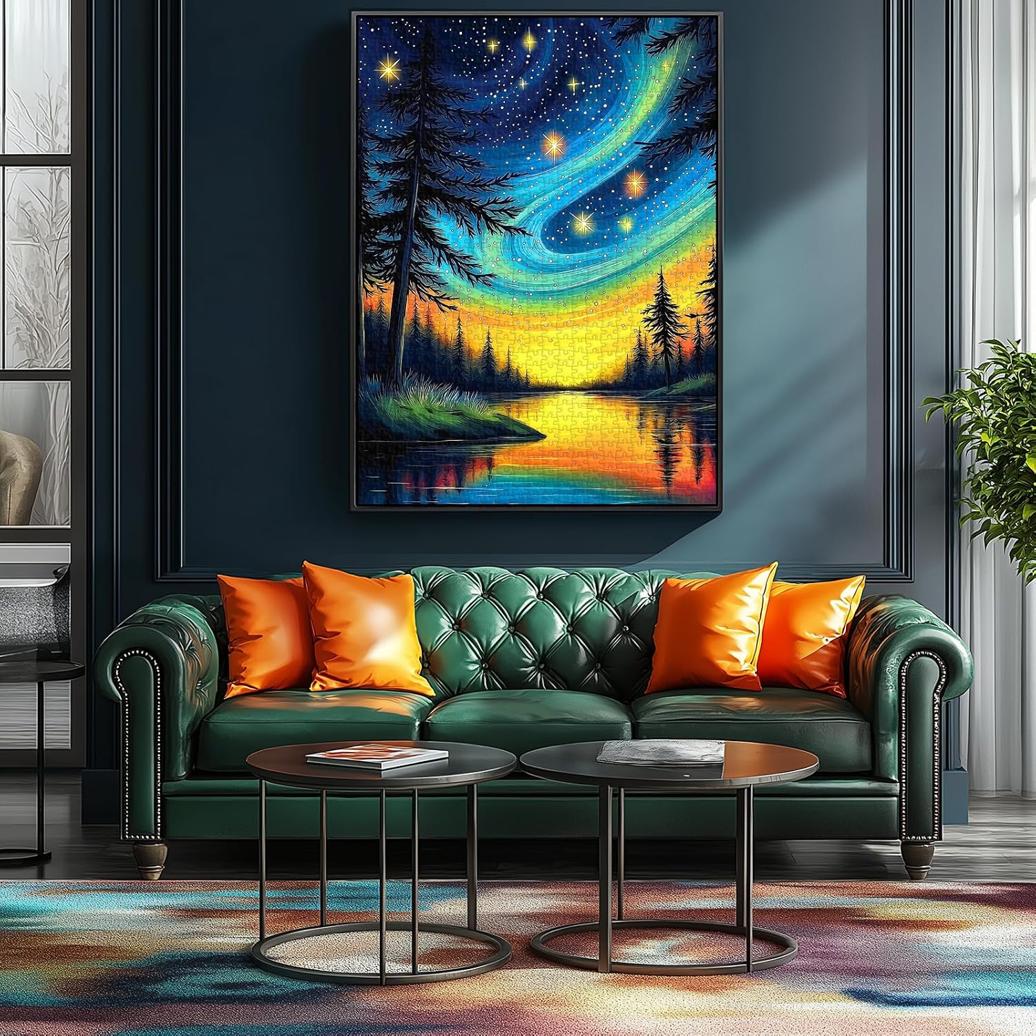 Detalle 2 de Northern Lights 1,000-Piece Puzzle for Adults