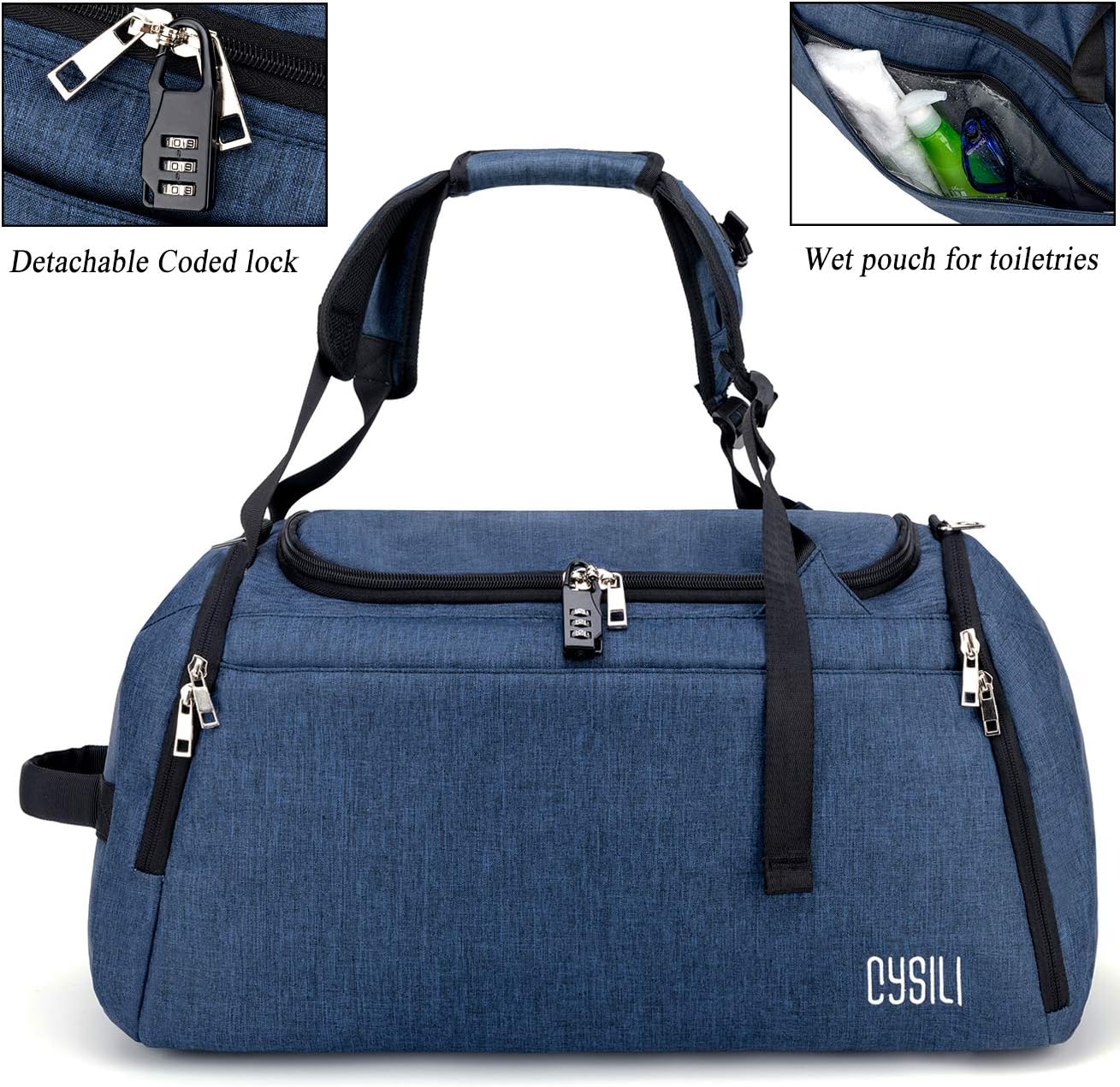 Thumbnail 2 de 42L Sports Duffle Bag with Wet Pocket