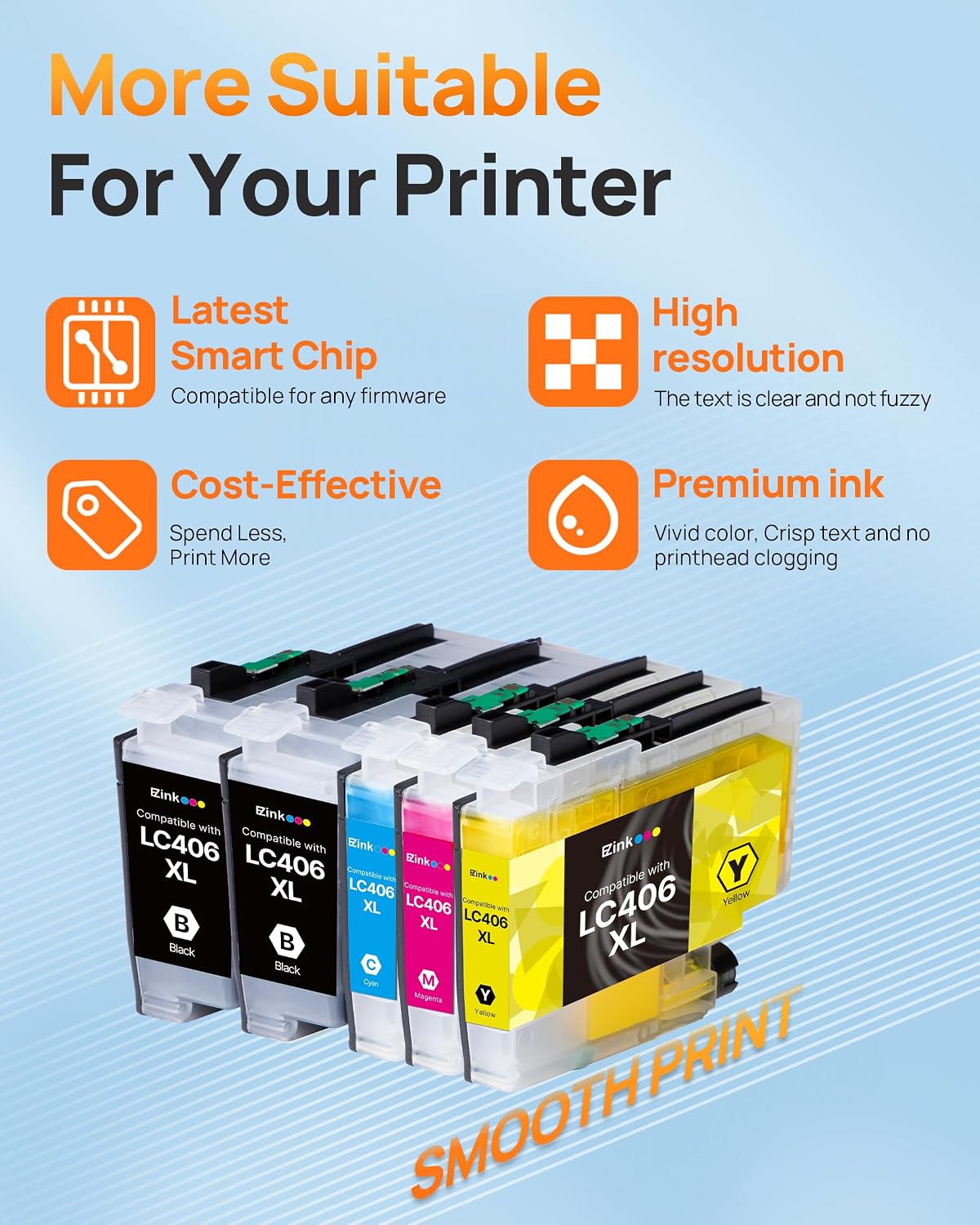 Thumbnail 5 de E-Z Ink LC406XL Ink Cartridges