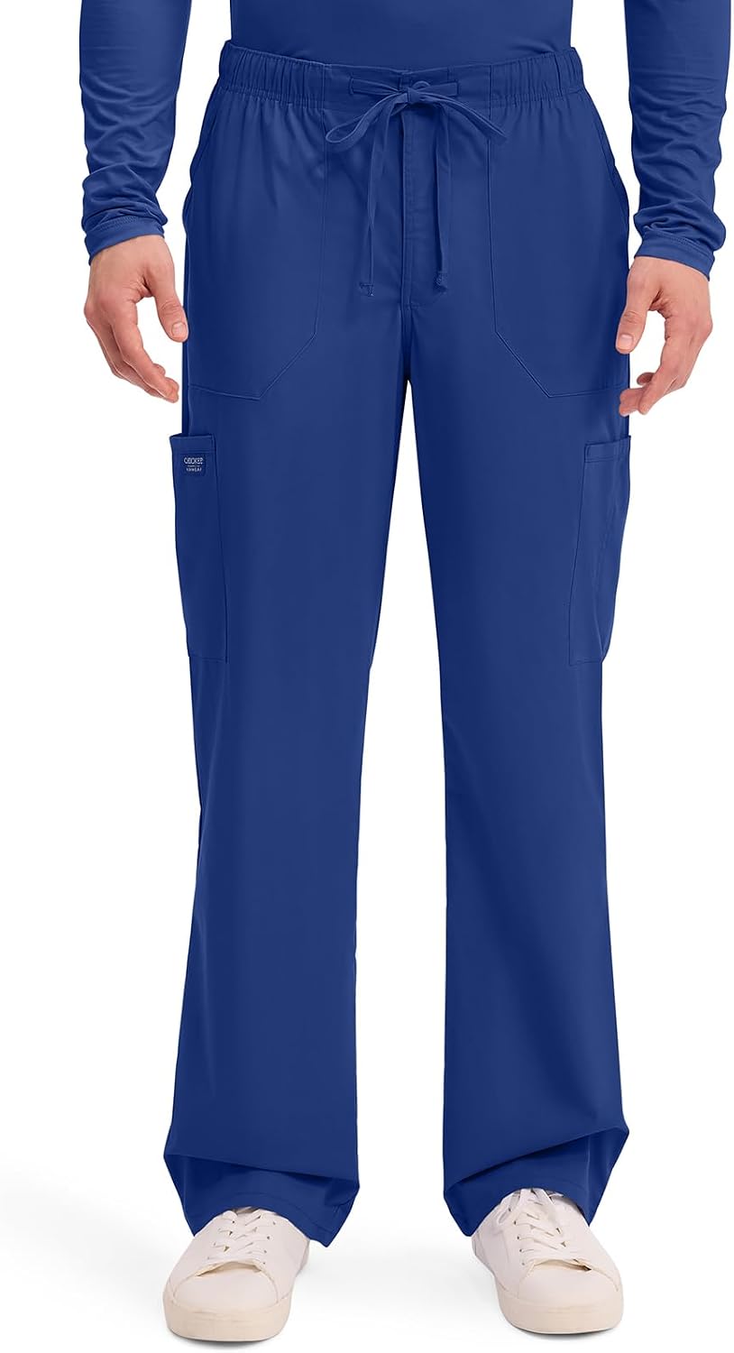 Detalle de Cherokee men's scrub pants, tapered leg