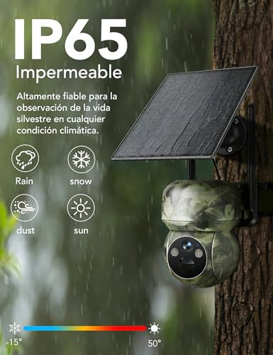 Thumbnail 6 de GNCC Cámara de Fototrampeo 4G LTE 2K con SIM y Panel Solar — guía de compra