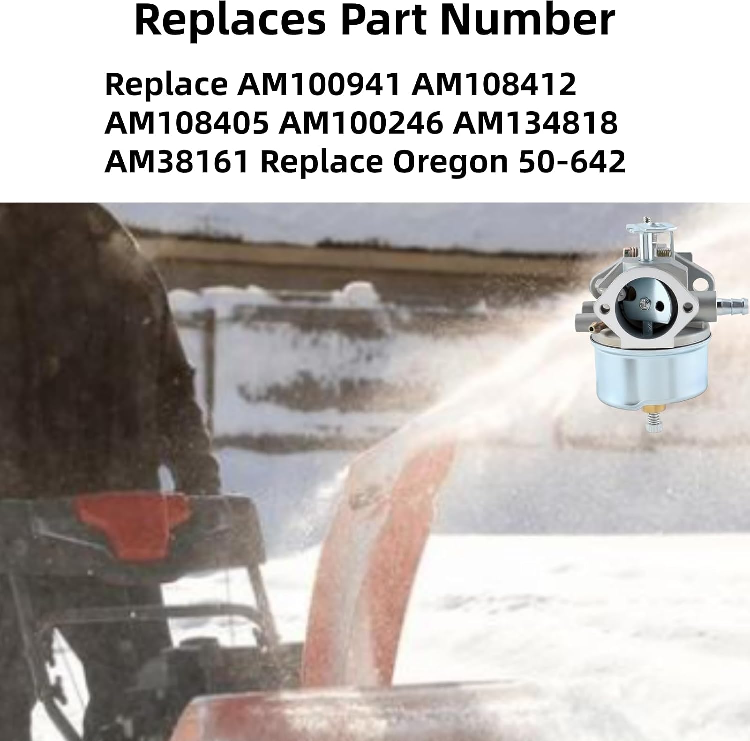 Detalle de 632334A Carburetor for Tecumseh Snowblower Engines