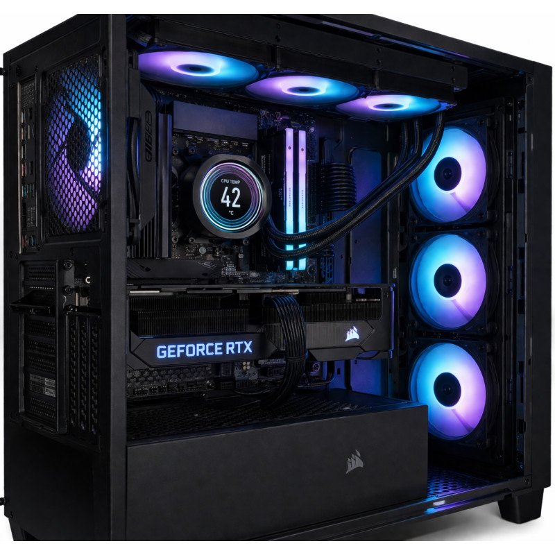 Detalle de PCM Executive Odyssey: Ryzen 9 5900X, 64GB RAM, 1TB SSD, RTX 5080 16GB y Windows 11 Pro