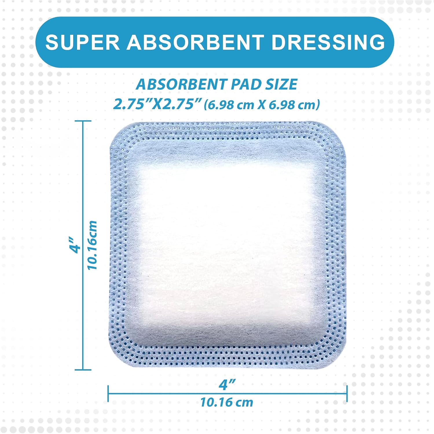 Detalle de MedVance Wound Dressing Pads, 4 x 4 inches