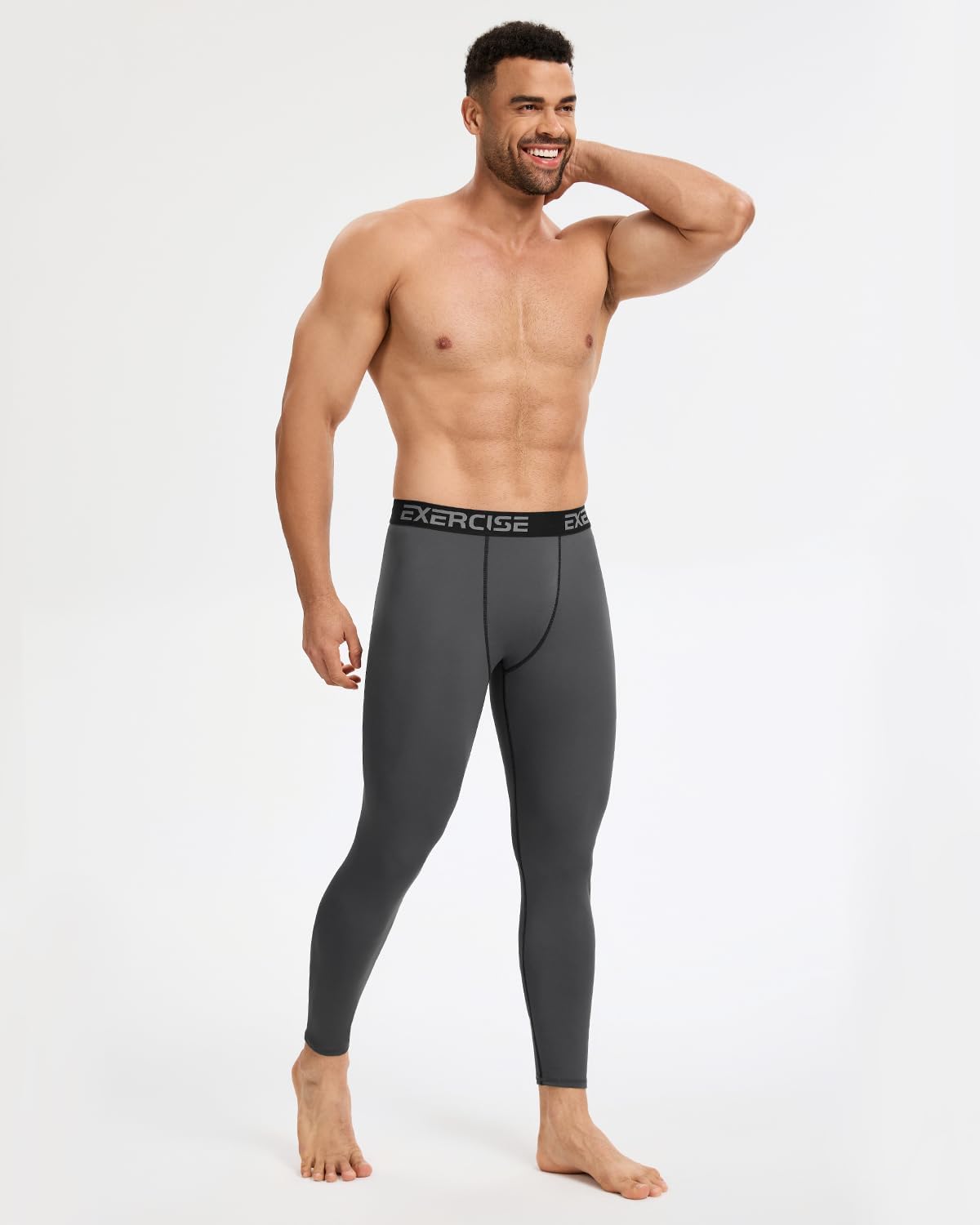 Detalle de Mexholin 4-Pack Men's Fleece-Lined Thermal Underwear Leggings