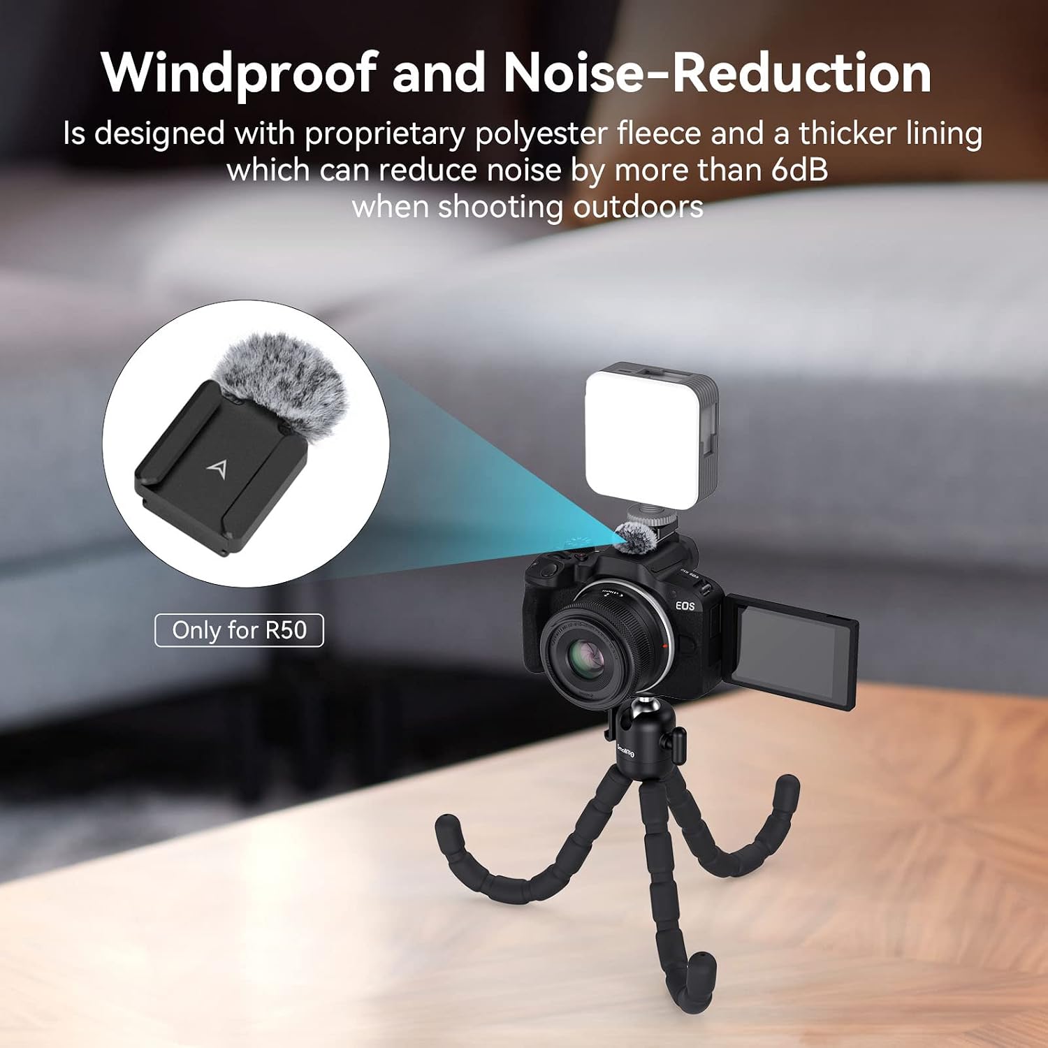 Thumbnail 2 de SmallRig Flexible Tripod Kit with LED Light