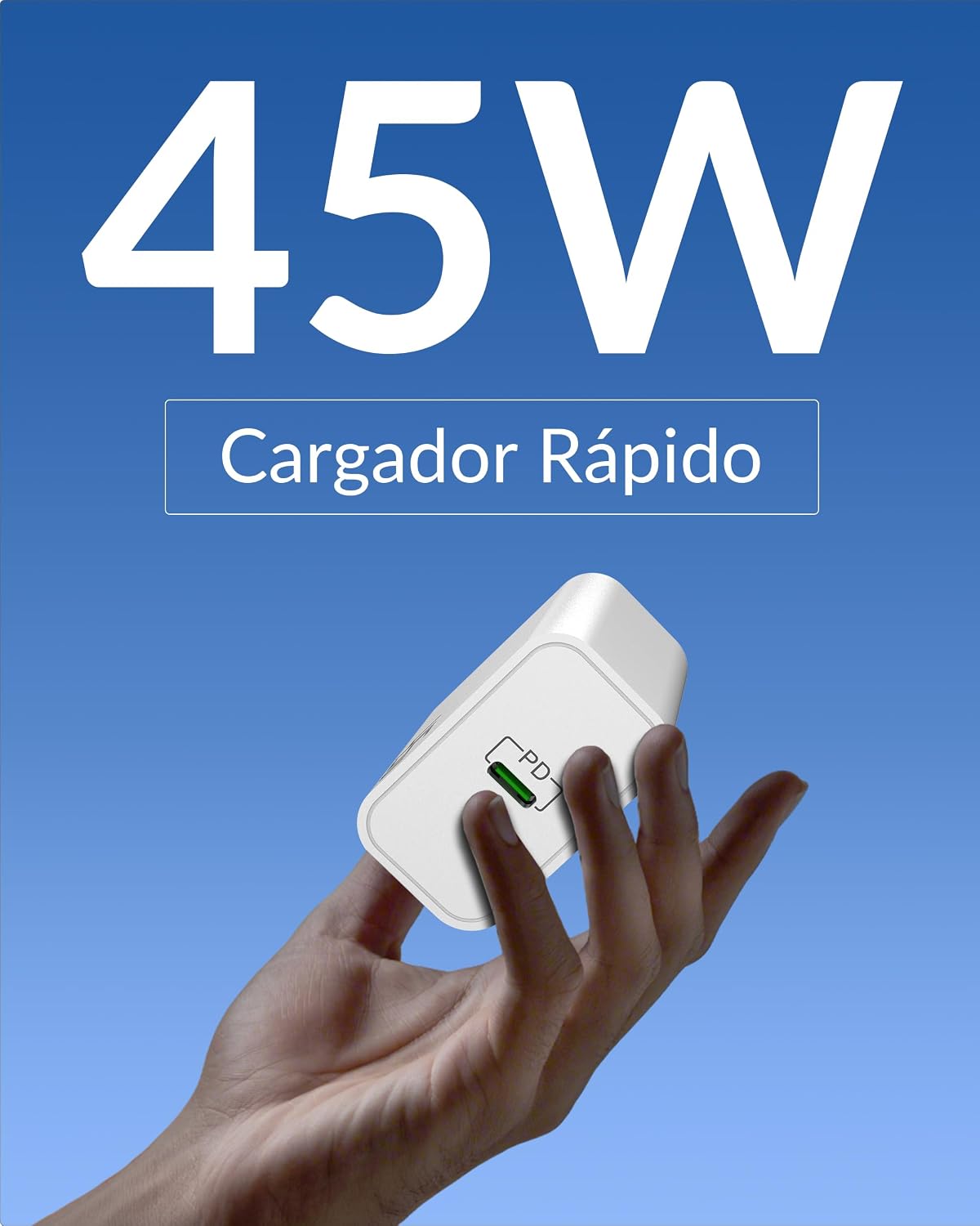 Thumbnail 1 de Cargador USB C GaN 45W para Google Pixel y iPhone
