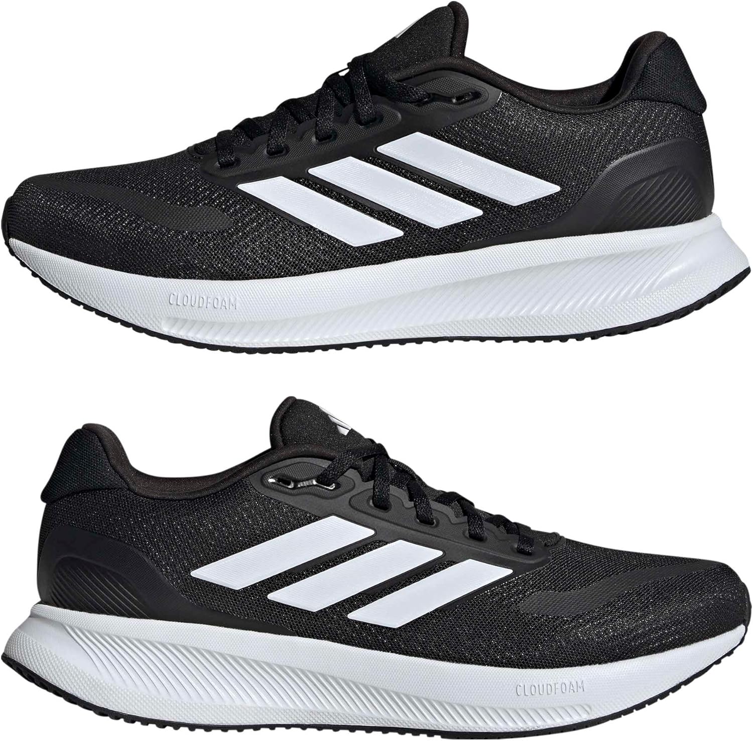 Thumbnail 6 de adidas Men's Runfalcon 5 Running Shoes — Core Black/Cloud White, UK 9