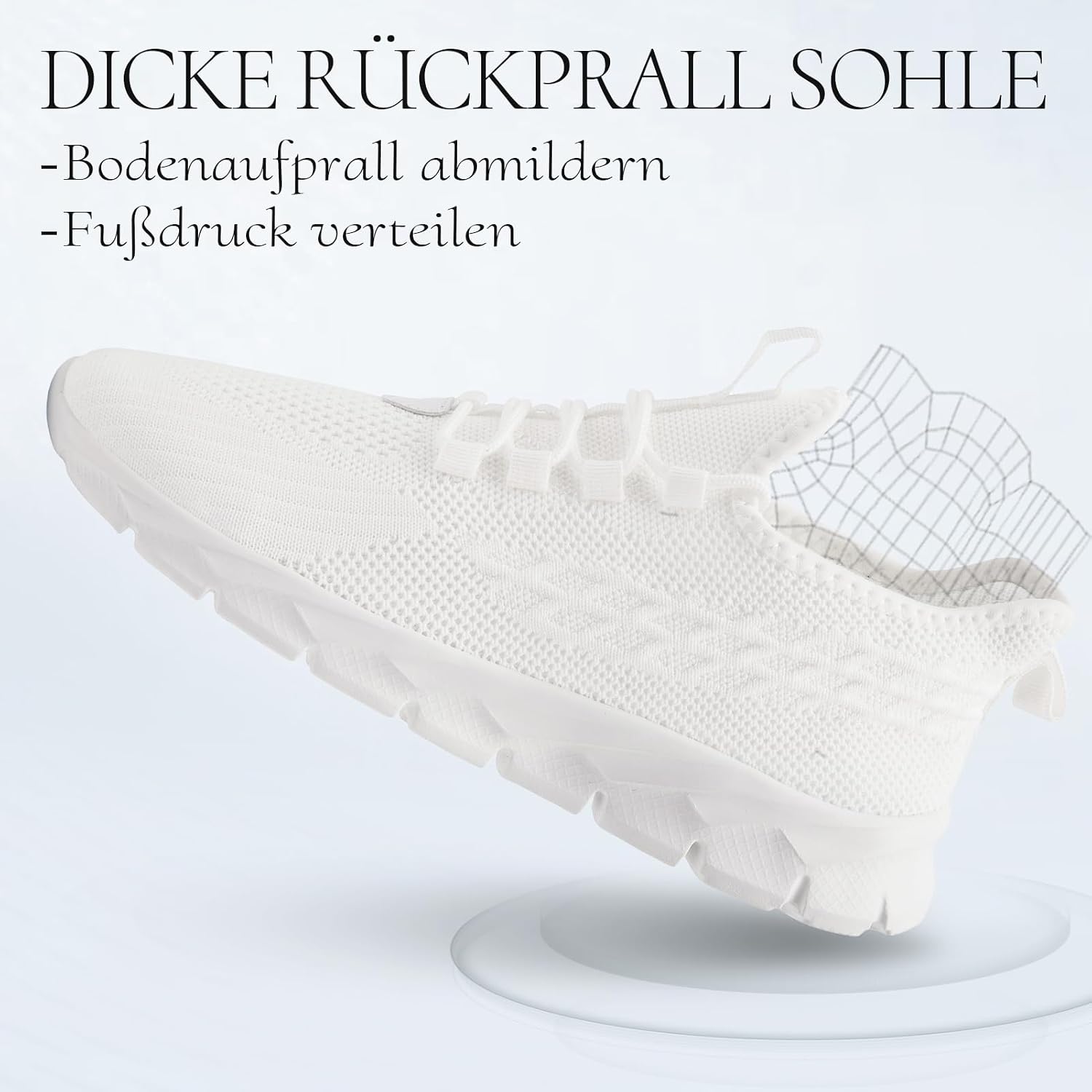 Detalle de FZJIALI Sportschuhe Herren Sneaker