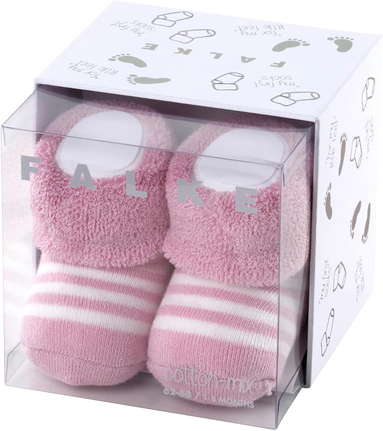 Thumbnail 6 de Chaussettes bébé FALKE mixte Erstlingsringel – coffret cadeau, coton épais et douillet