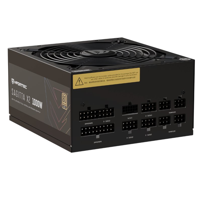 Thumbnail 3 de Nfortec Sagitta X2 Fuente ATX 3.1 PCIe 5.1 1000W 80 Plus Gold Full Modular