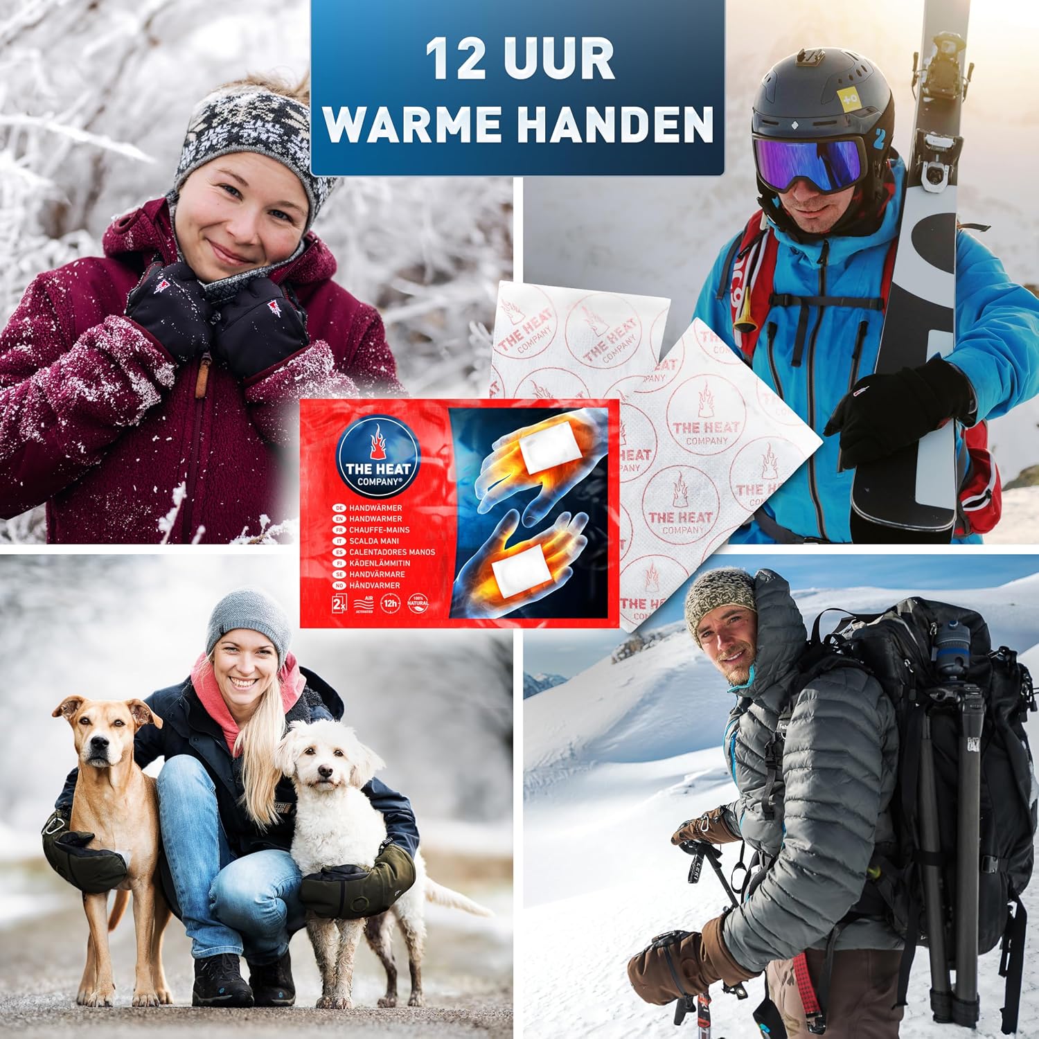Detalle 2 de THE HEAT COMPANY 12010 handwarmers, 10 paar, luchtgeactiveerd, 12+ uur warmte