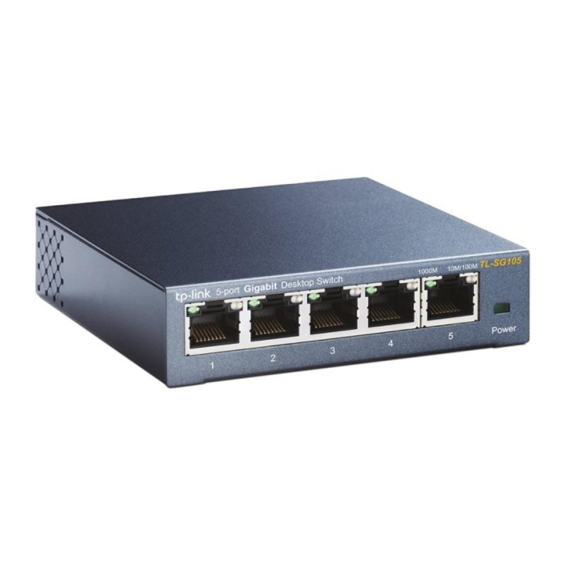 Thumbnail 3 de TP-Link TL-SG105: Switch no administrado de 5 puertos Gigabit con carcasa metálica y QoS