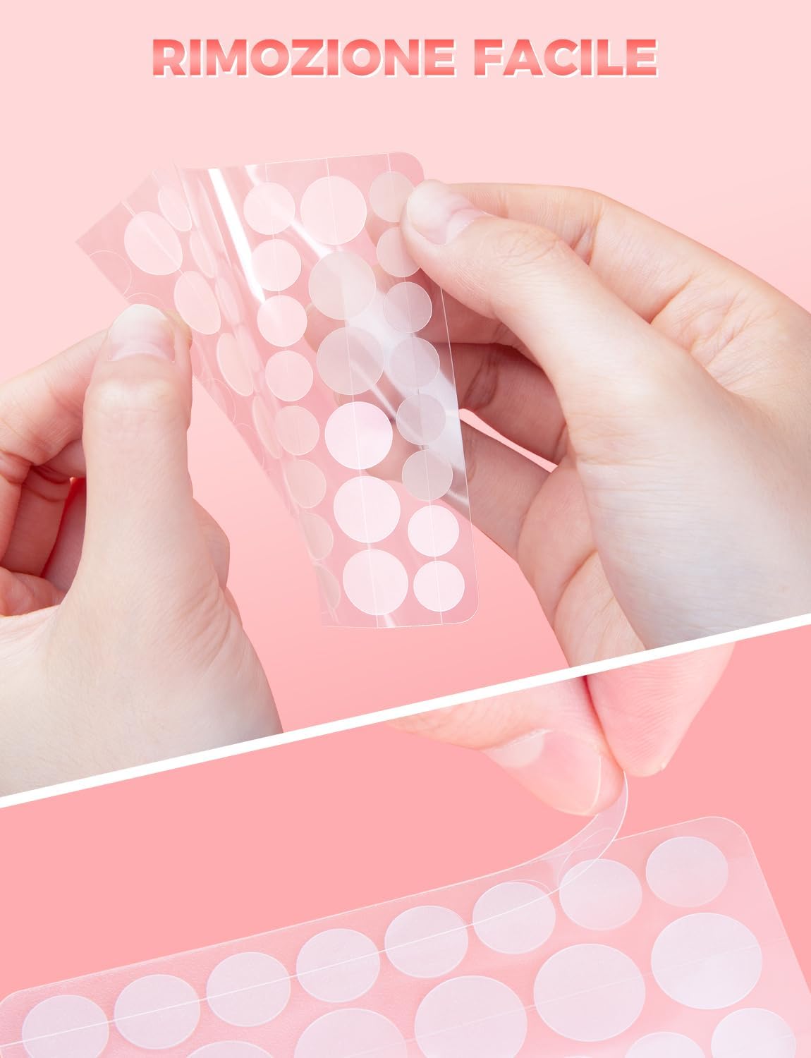 Detalle de Patch idrocolloidi invisibili per brufoli – 360 cerotti assorbenti, impermeabili e delicati