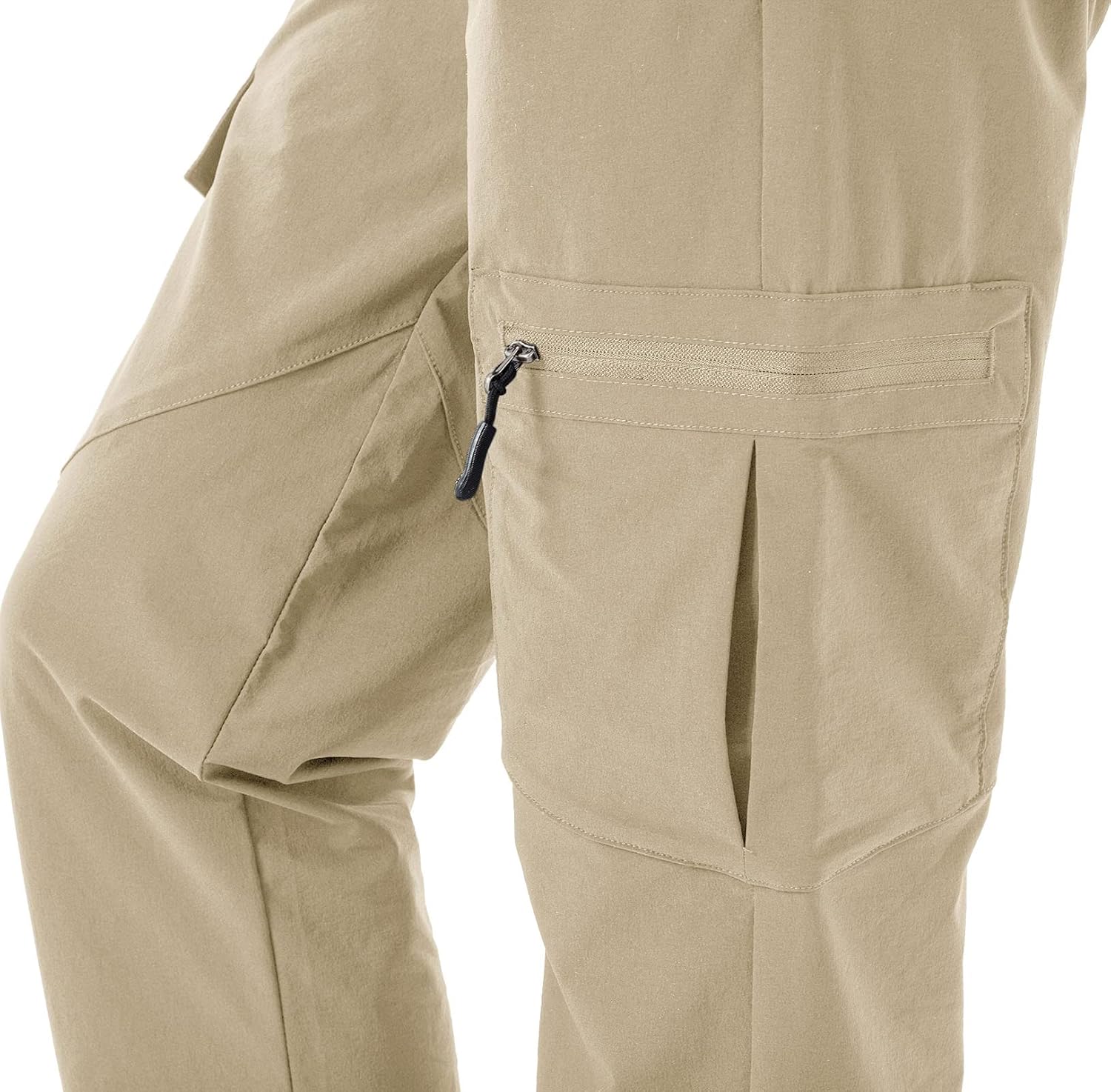Detalle 2 de Rdruko Women's Hiking Cargo Pants, Water-Resistant, Quick-Dry, UPF 50+