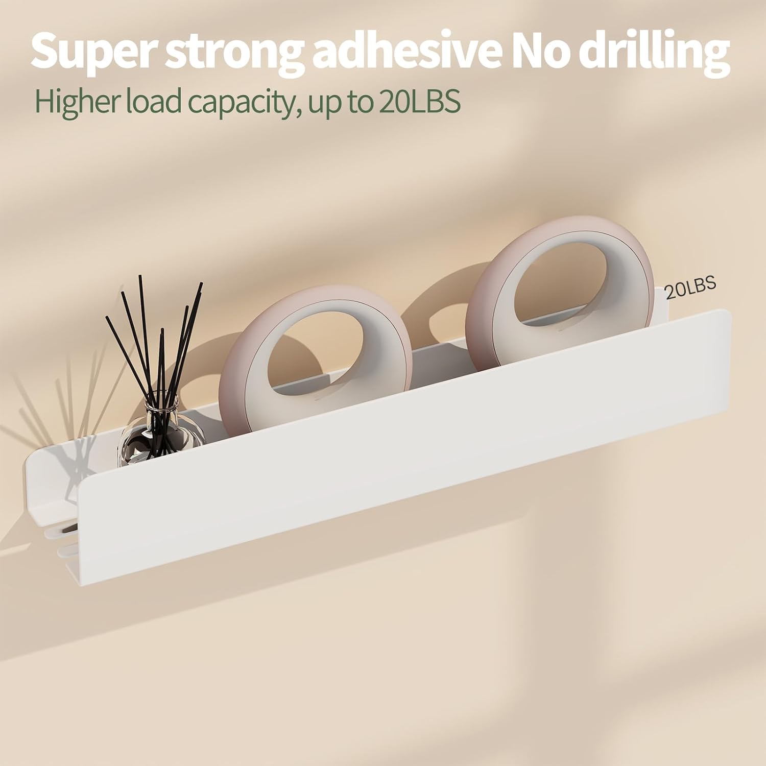 Detalle de REKITA No Drill Shower Caddy, 40cm