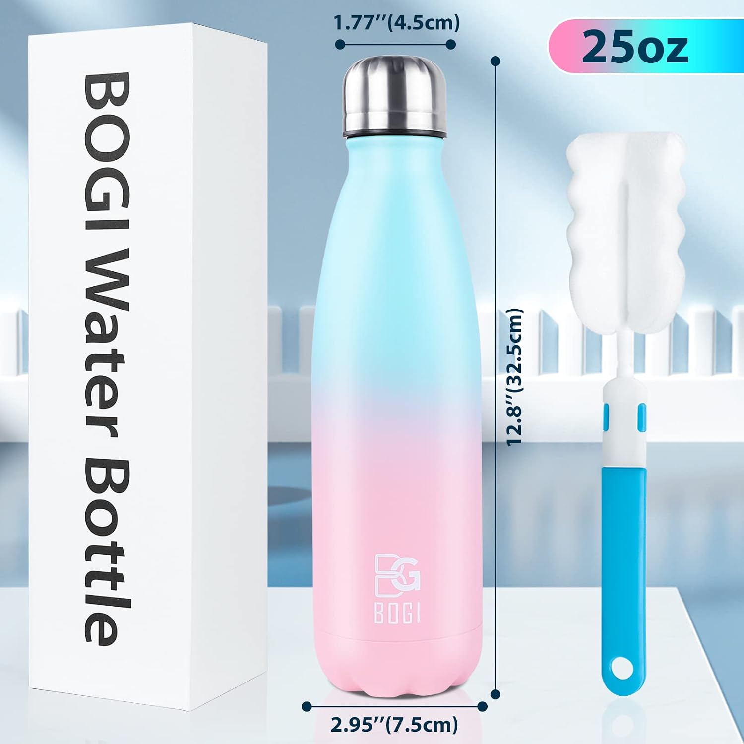 Detalle de BOGI insulated water bottle 500ml