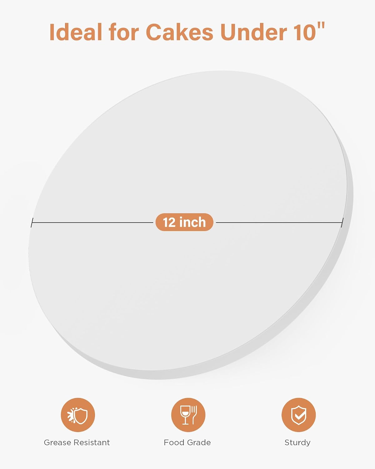 Detalle 2 de Kootek Cake Boards, 12-Inch Round