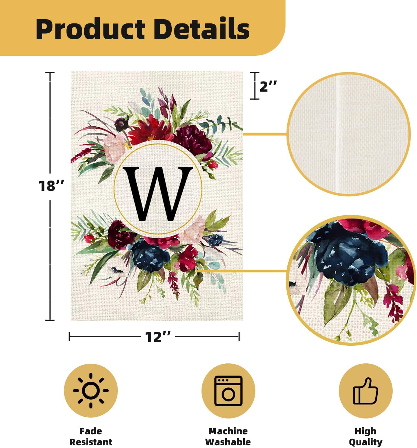 Detalle de Garden Flag, 12x18