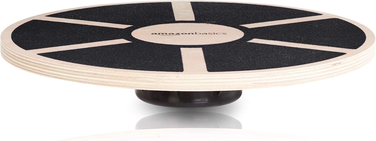 Detalle 2 de Amazon Basics Wood Balance Trainer Board