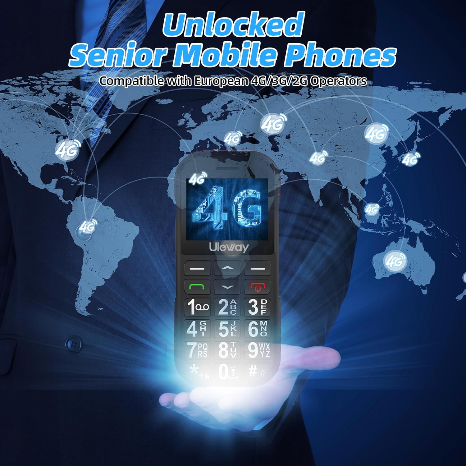 Thumbnail 2 de Telefono 4G per anziani T190 con SOS