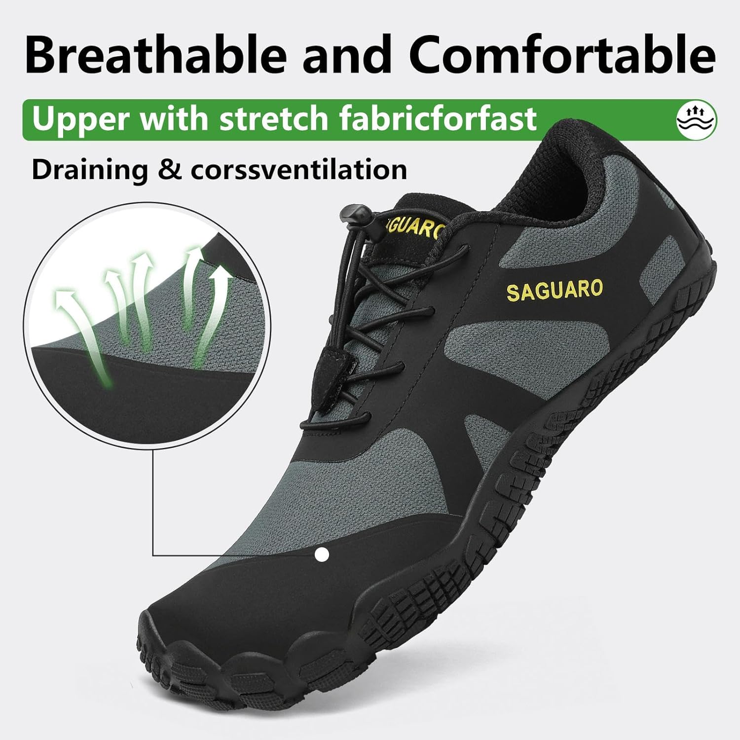 Thumbnail 2 de SAGUARO Unisex Barfußschuhe – Minimalistische Fitness- und Outdoor-Schuhe für Damen und Herren (Gr.36–48)