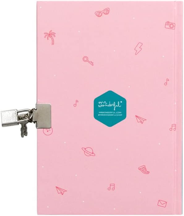 Thumbnail 1 de Mr. Wonderful Journal avec cadenas « Mes pensions, secrets et aventures » (diario à candado)