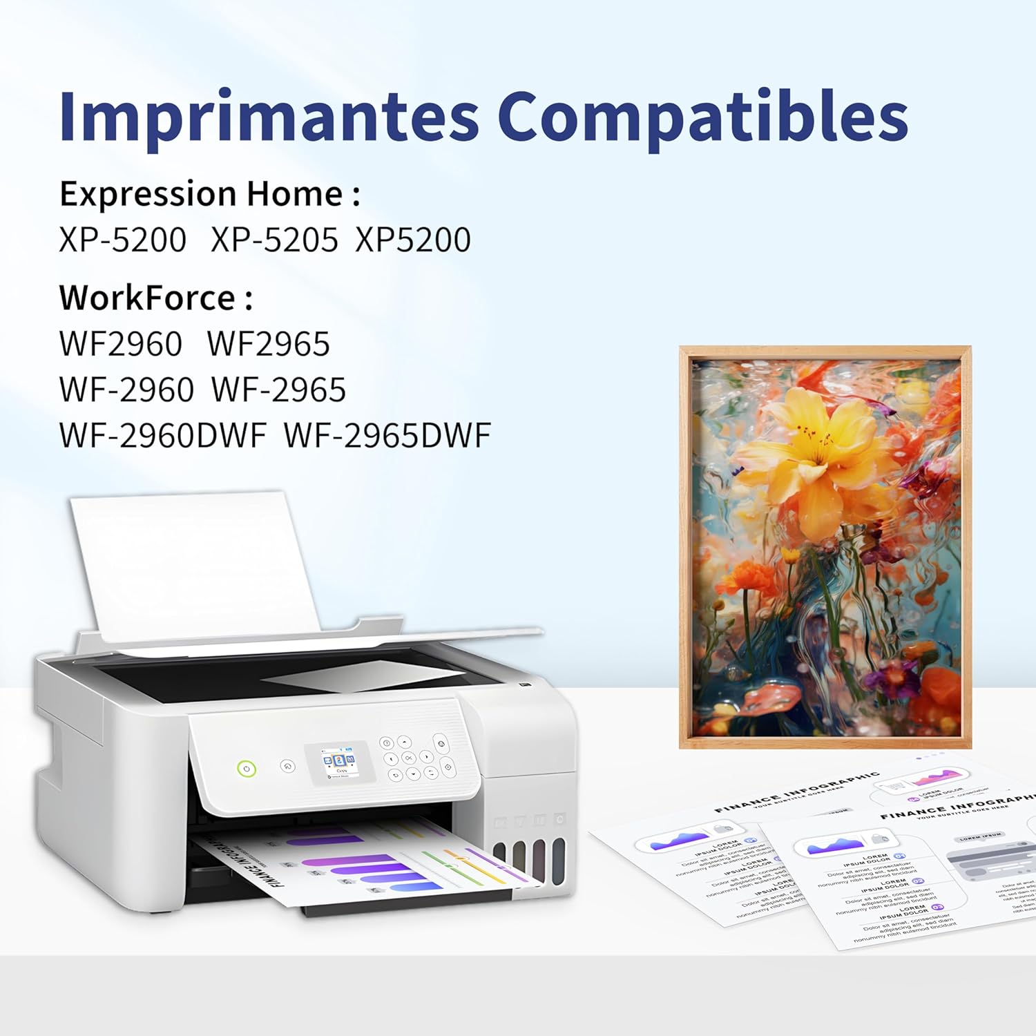 Thumbnail 1 de Zoyood 503XL multipack compatible pour Epson (lot de 12) — Noir + Cyan + Magenta + Jaune