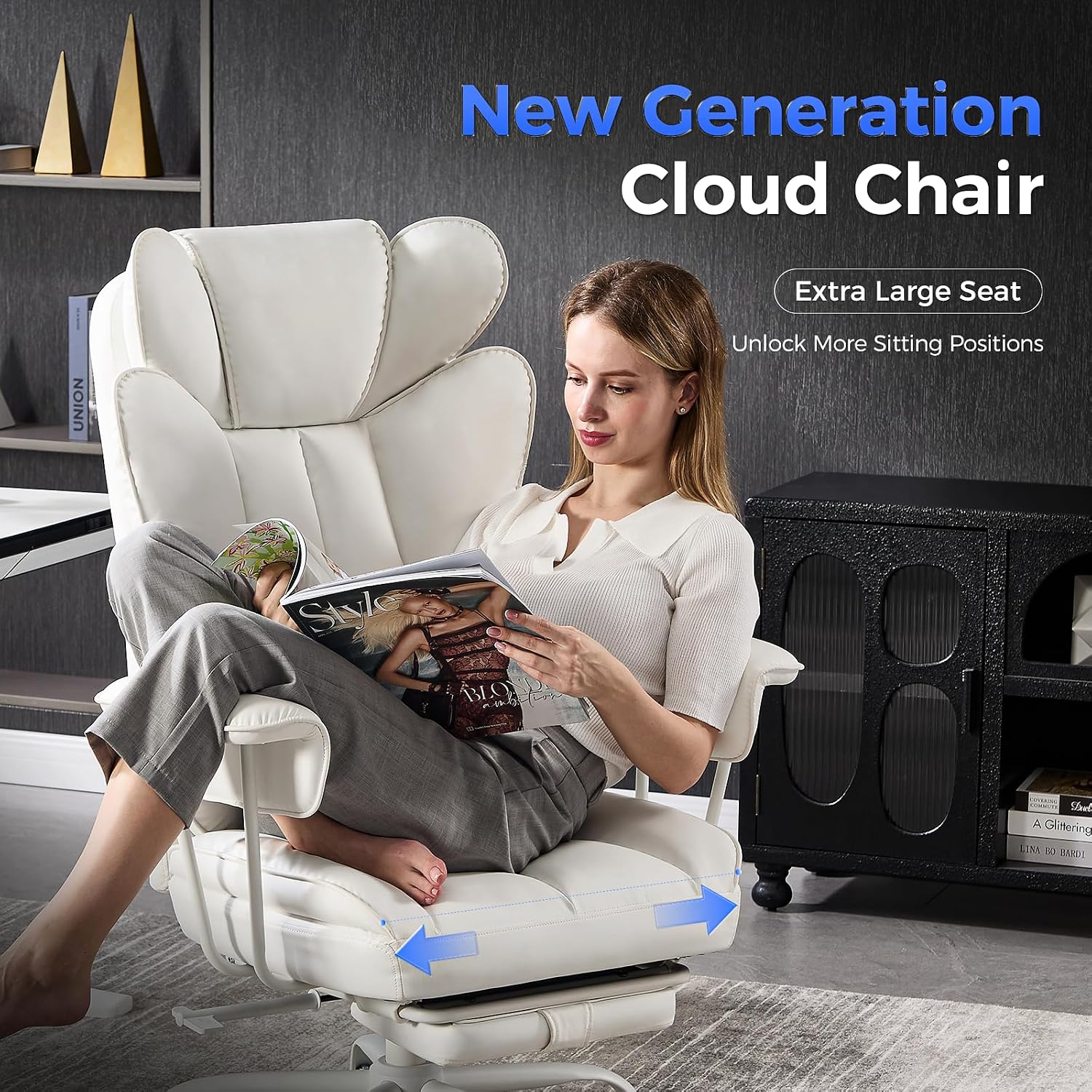 Detalle de LukkDys Executive ergonomic office chair