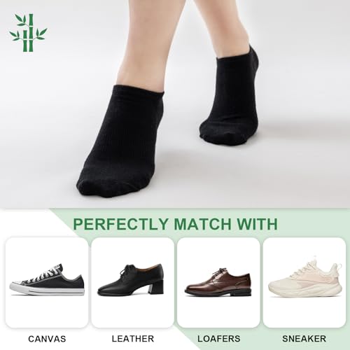 Detalle 2 de Niofind Bamboo Trainer Socks for Women and Men – No Show, Soft, Breathable, Non-Slip