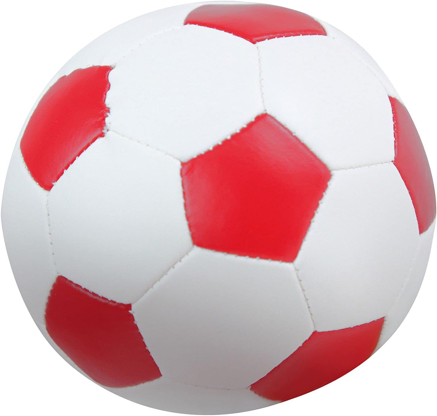 Thumbnail 4 de Lena 62163 – Lot de 3 ballons de football souples 10 cm (Blanc avec bleu, vert ou rouge) – intérieur et extérieur