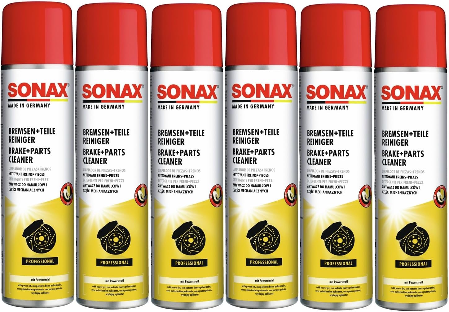 Thumbnail 6 de SONAX Bremsen+TeileReiniger (400 ml) – schnell und rückstandsfrei Bremsstaub, Öl-, Fett- und Silikonverschmutzungen entfernen