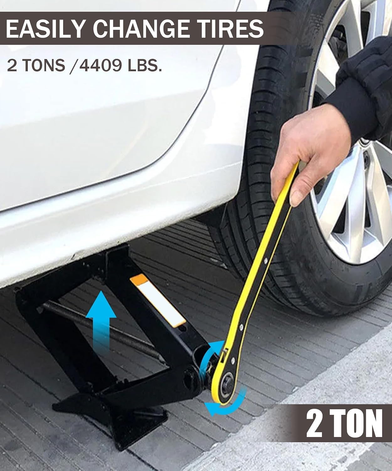 Thumbnail 5 de Yeqqzq Portable Car Jack Kit, 2 Ton