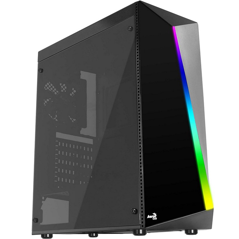 Detalle de AeroCool Shard RGB USB 3.0 semitorre gaming