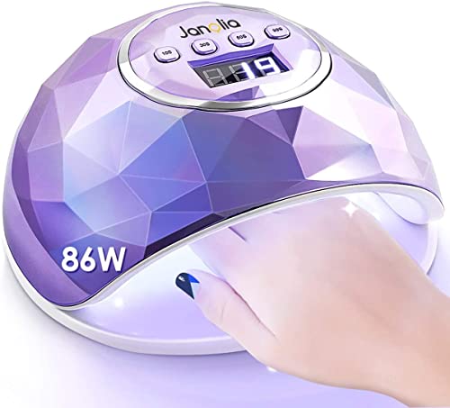 Detalle de Janolia Nageltrockner Lampe 86W UV-LED Gel-Lampe für Nägel 💅