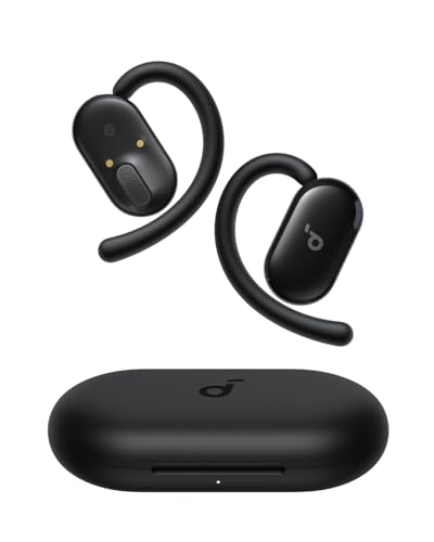 Detalle de Soundcore V20i di Anker: cuffie Bluetooth open-ear con ganci rotanti