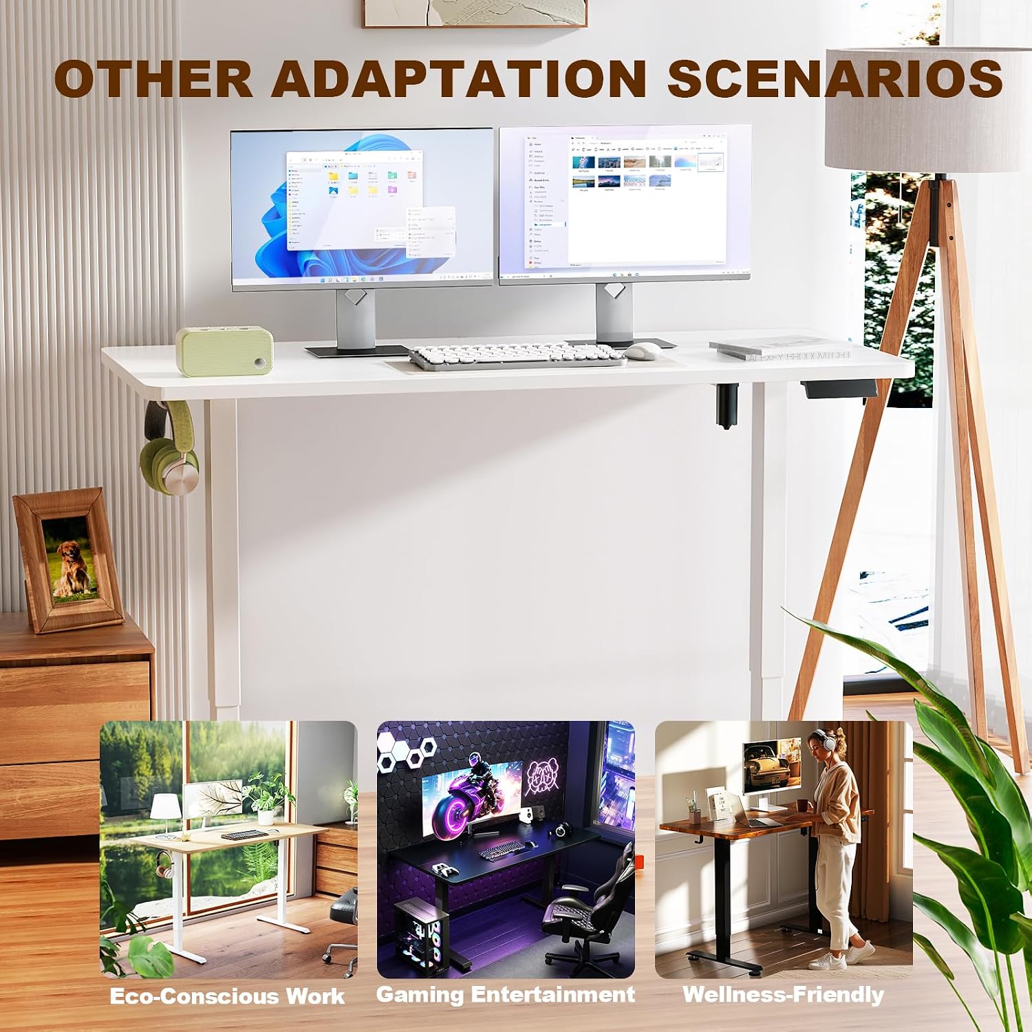 Detalle 2 de Veken Electric Standing Desk, 55-Inch