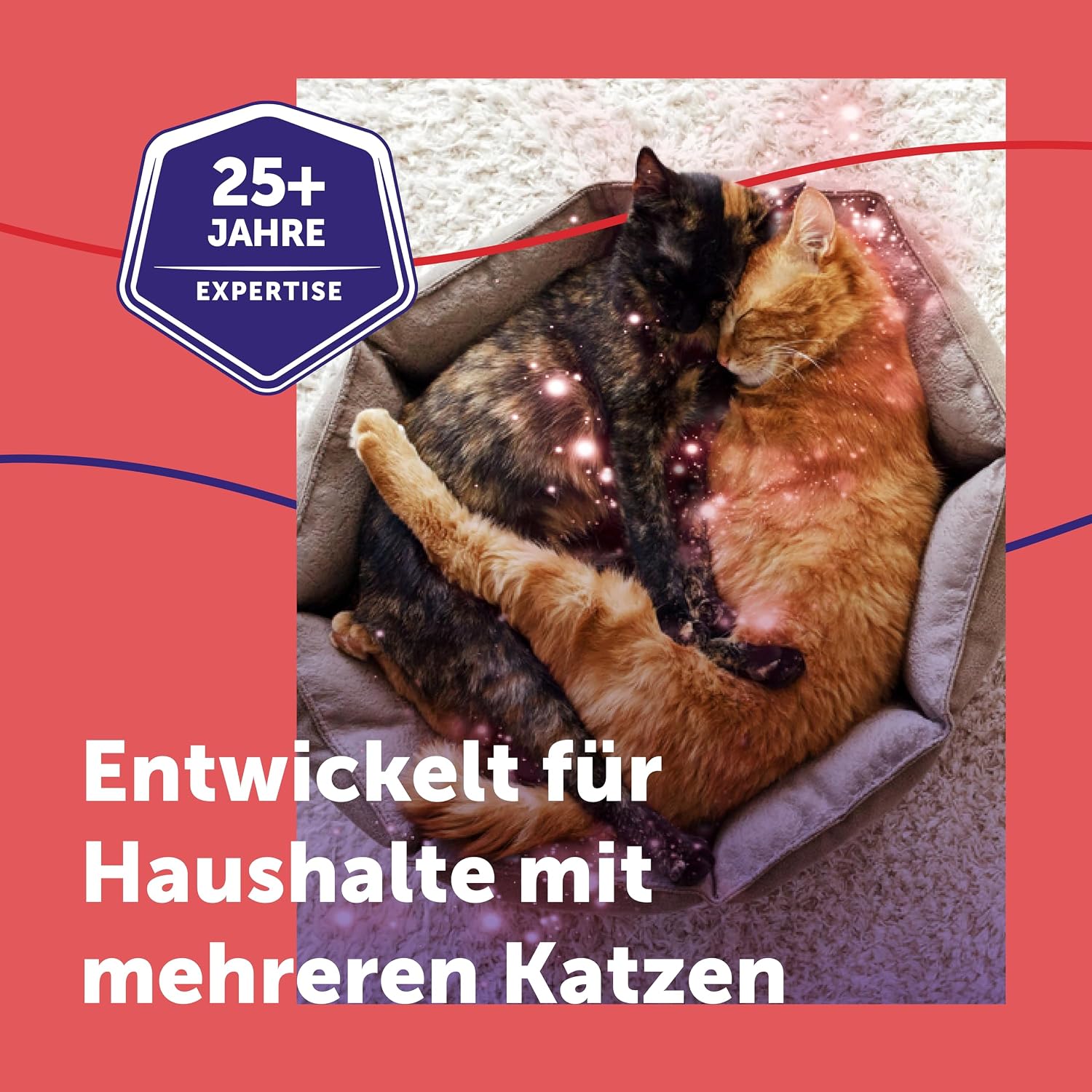 Thumbnail 3 de FELIWAY Friends 30 Tage Pheromon Verdampfer Start-Set, 48 ml – Beruhigt Katzen und Kitten im Mehrkatzenhaushalt