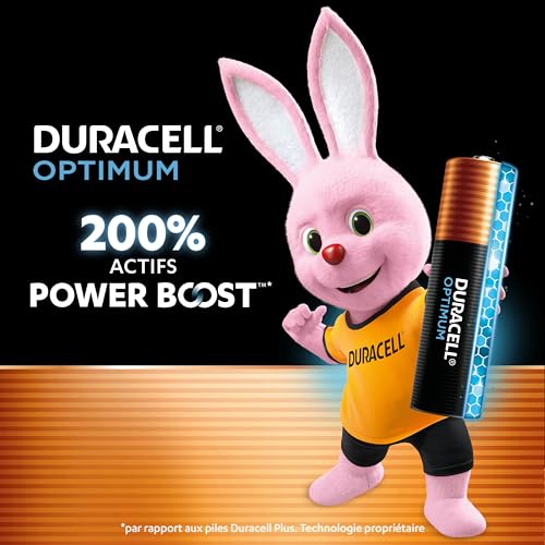 Thumbnail 1 de Duracell Optimum AA LR06, piles alcalines 1,5 V, lot de 8 avec POWER BOOST