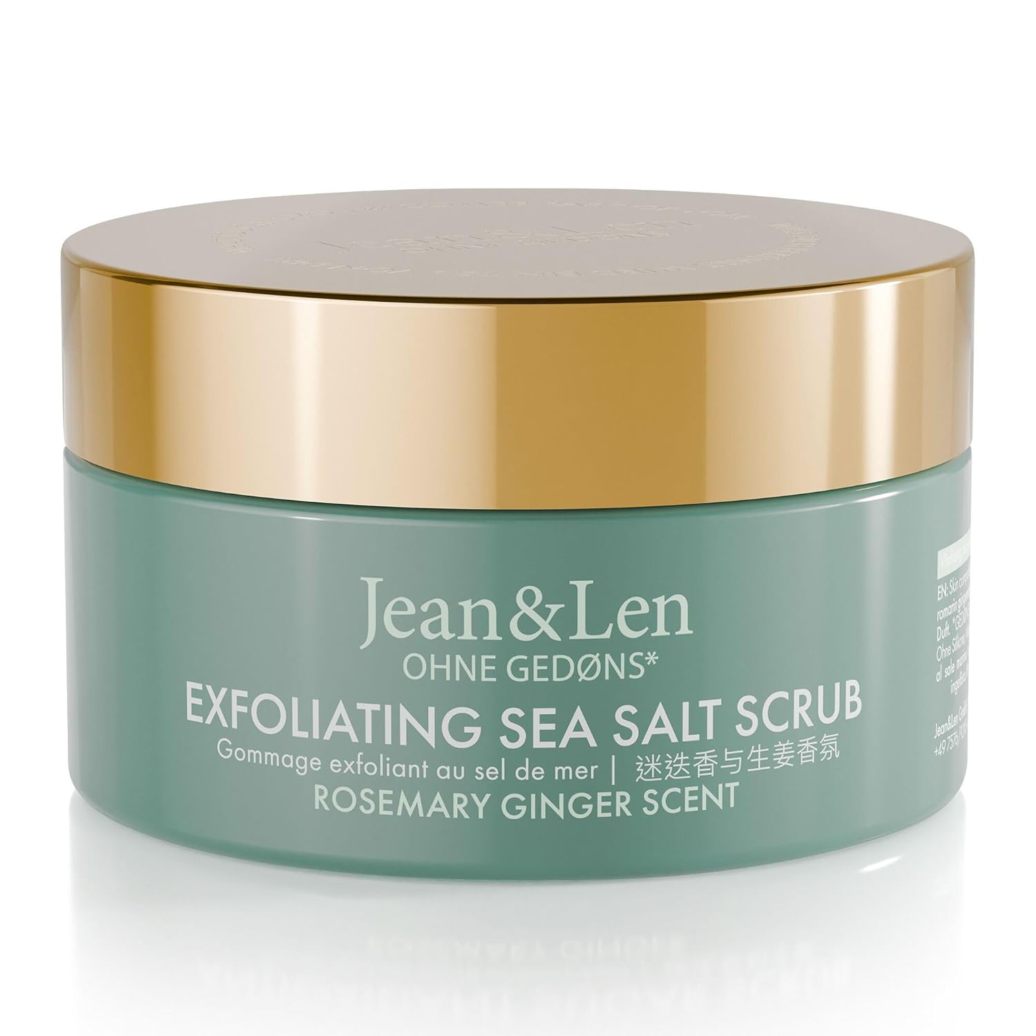 Jean & Len Exfoliating Sea Salt Scrub Rosemary & Ginger, 300 g