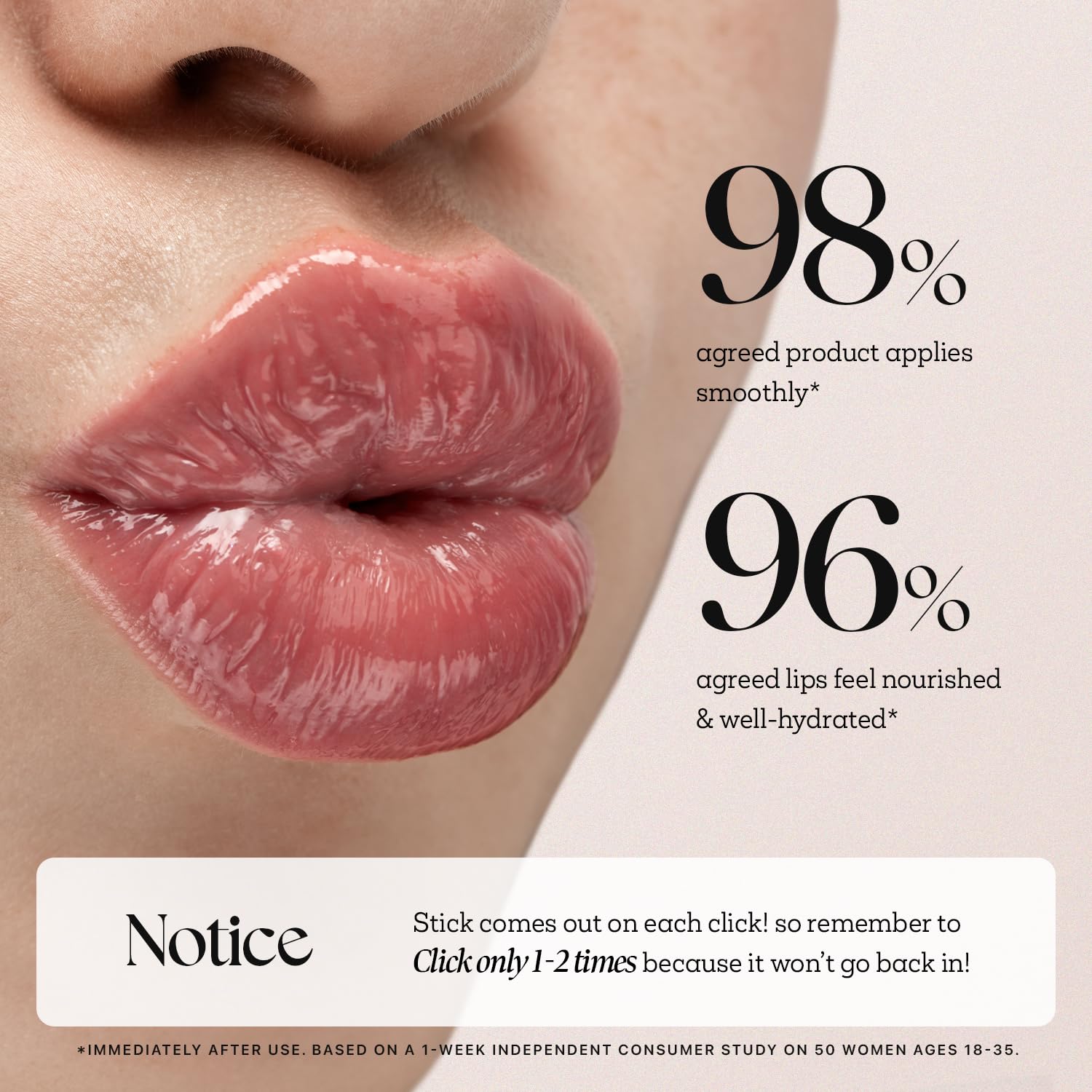 Thumbnail 2 de Nature Republic HONEY MELTING LIP (18 ROSE PINK) Soft Lip Stick