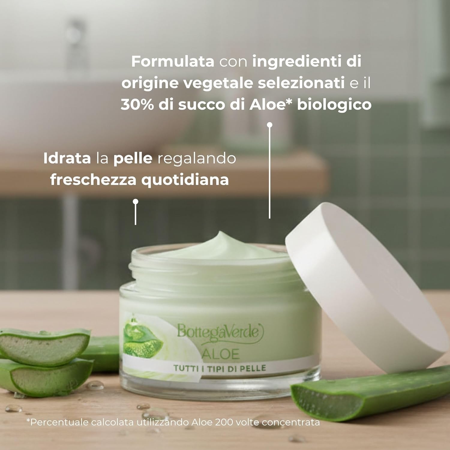 Thumbnail 1 de Bottega Verde Aloe Crema Viso Idratante 50 ml: idratazione profonda per tutti i tipi di pelle