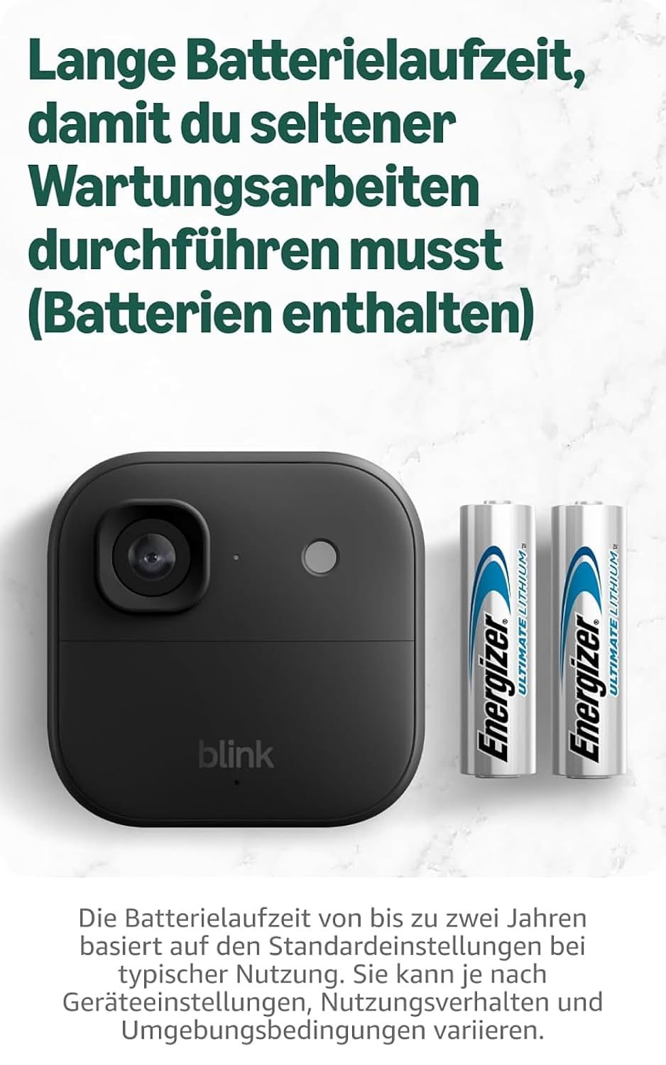 Thumbnail 6 de Blink Außenkamera 2K+ (neueste Generation) inkl. Blink Mini 2K+ – kabellose Sicherheitskamera mit Sync-Basismodul (Schwarz)