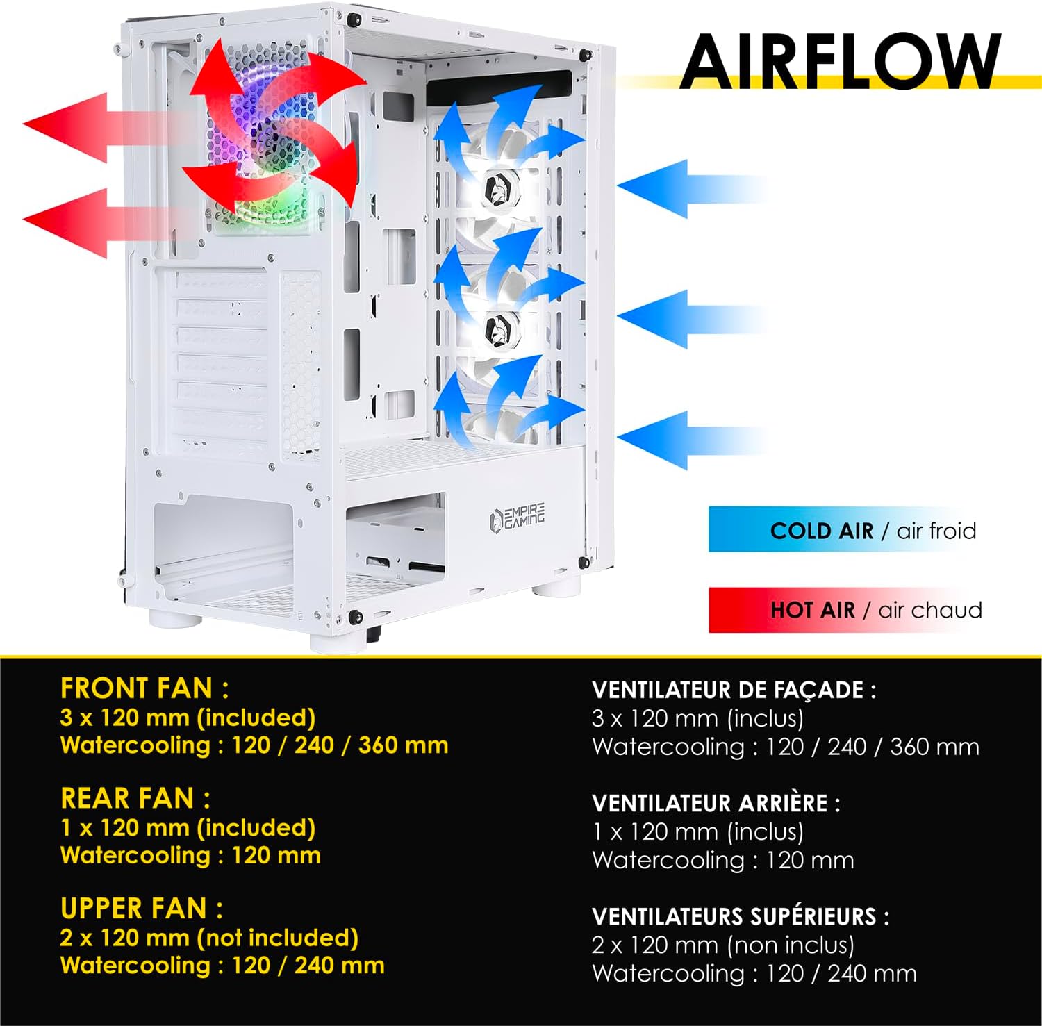 Thumbnail 3 de EMPIRE GAMING Diamond ARGB case 310 mm 💻