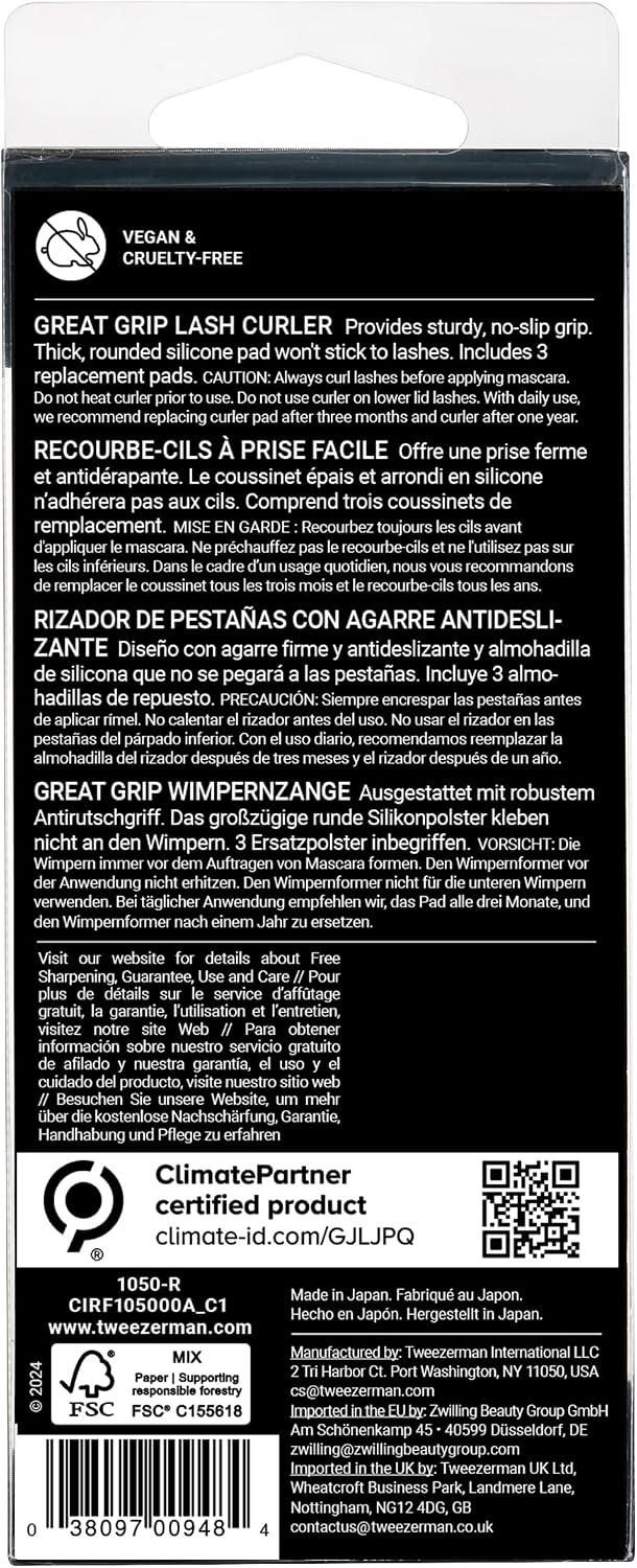 Detalle 2 de Tweezerman wimperkruller van 50 gram, 3,96 x 6,43 x 15,72 cm