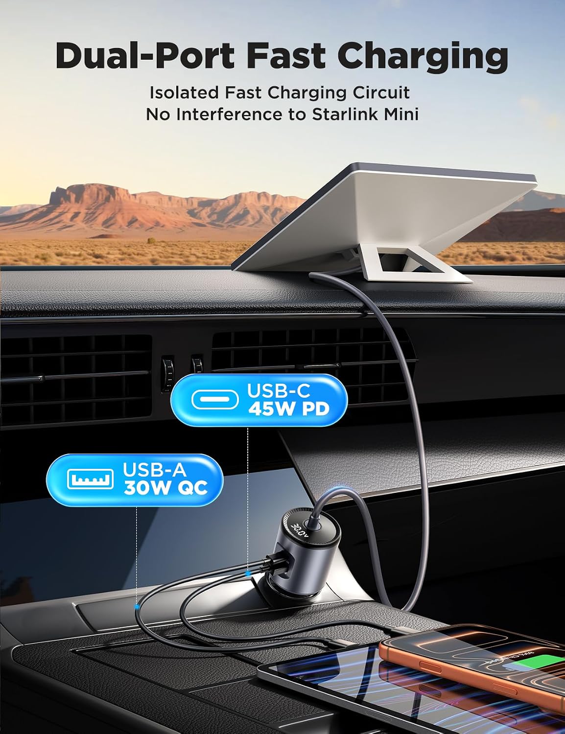 Detalle 2 de JOYROOM Car Adapter 30V