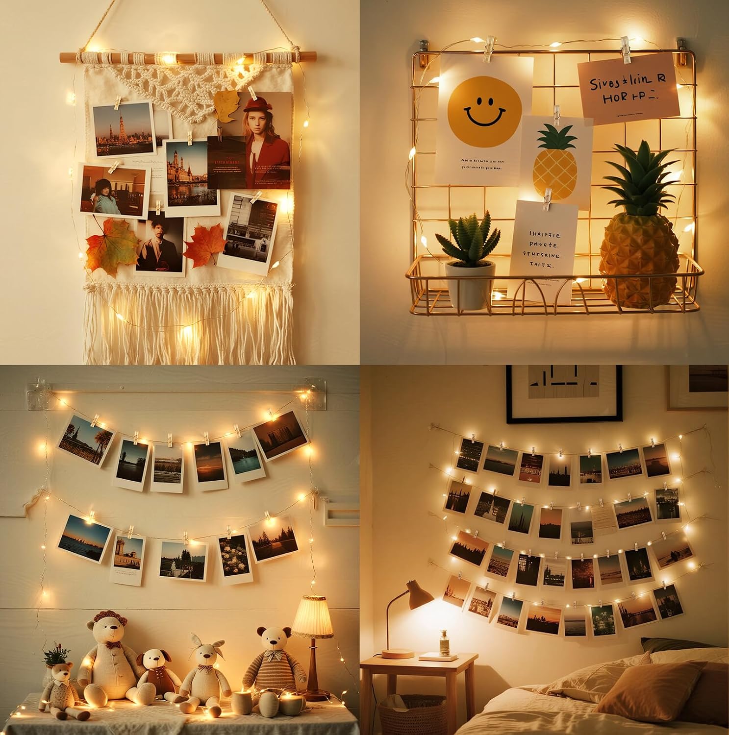Thumbnail 4 de Hoteril Luci per Foto – 12M Lucine LED decorative per camere con filo di rame e 60 clip trasparenti