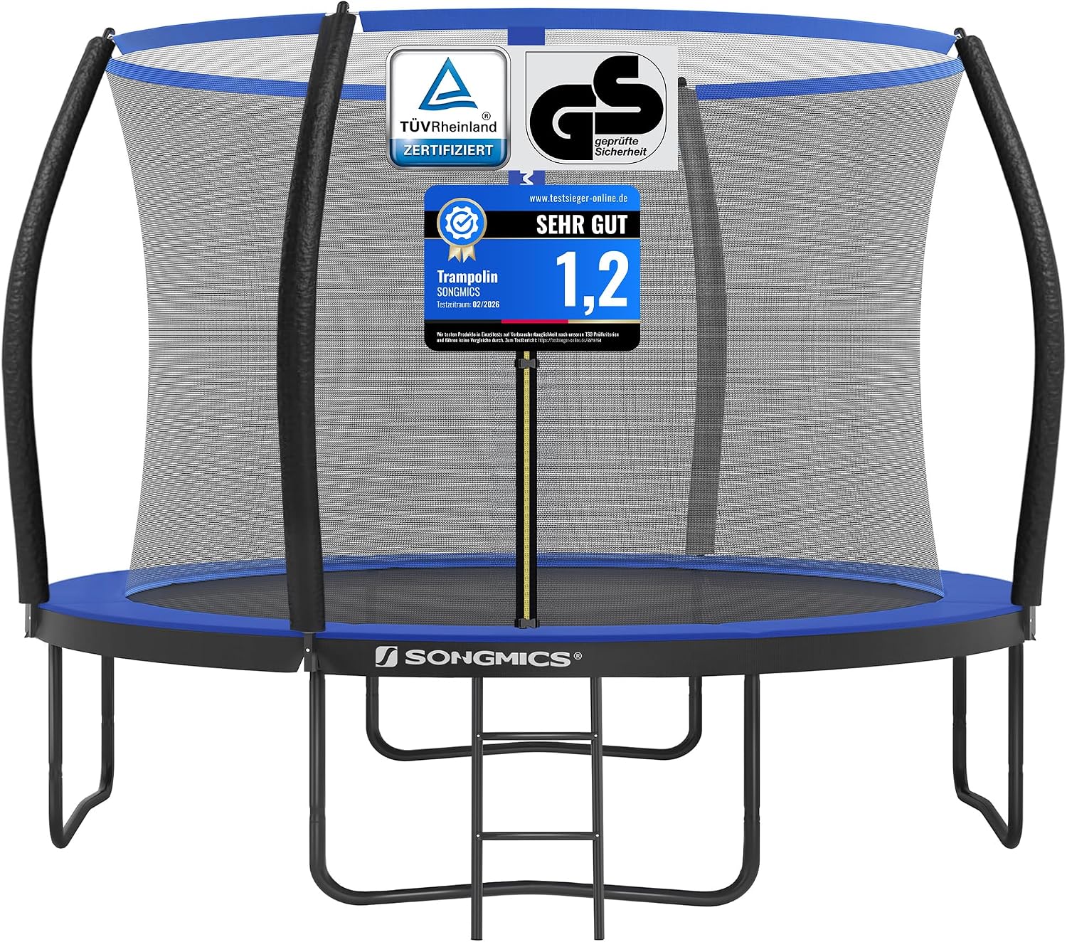 SONGMICS Gartentrampolin Outdoor Ø 305 cm Kinder