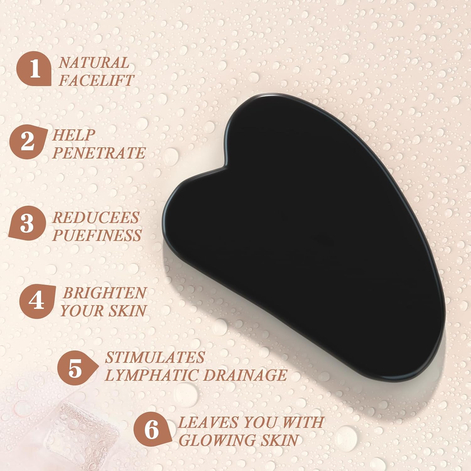 Thumbnail 3 de Jade Roller and Gua Sha Set, Natural White Jade